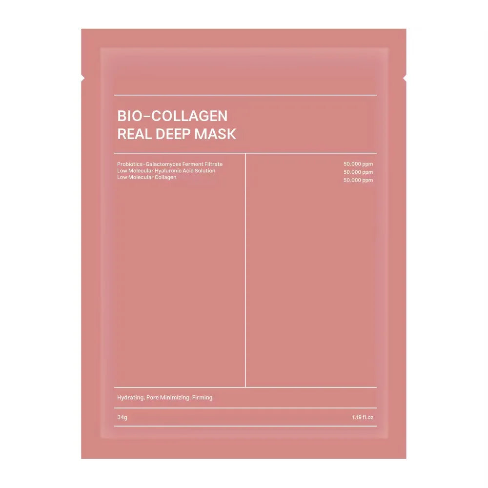Bio-Collagen Real Deep Mask packaging on a white background